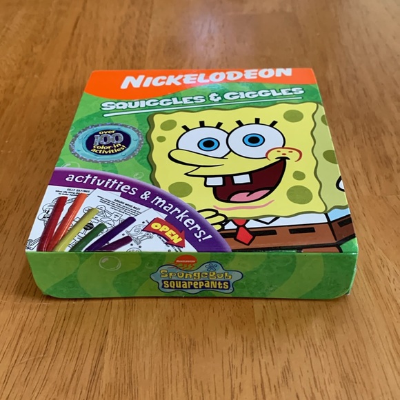 ✋SpongeBob Squarepants Color-N-Carry Activity Traveler New, but No Markers - Picture 5 of 14